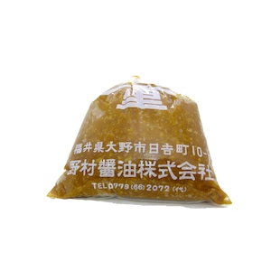 野村醬油の赤粒みそ1ｋｇ